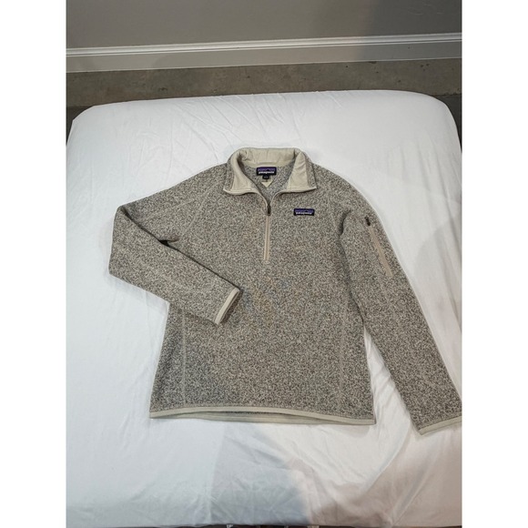 Patagonia Sweaters - Patagonia Better Sweater 1/4 Zip Pullover Fleece Oatmeal Heather Gray Small
